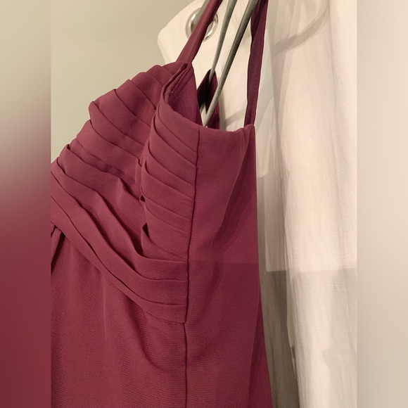 Maroon Empire Dress • PERFECT CONDITION - Picture 9 of 16